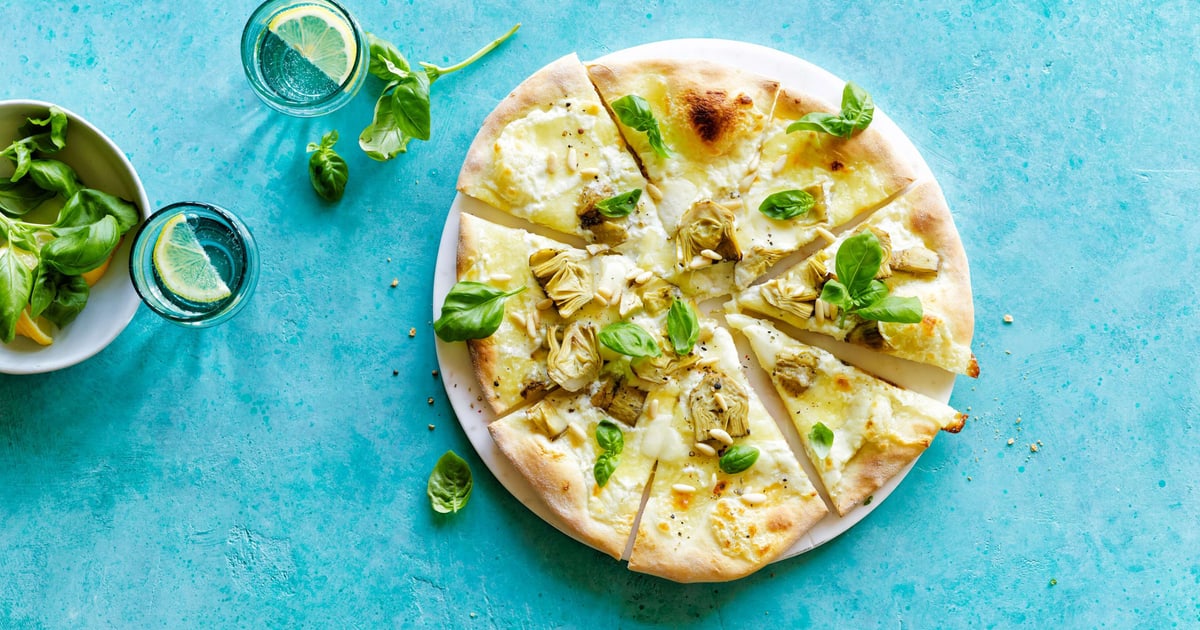 Pizza Bianca Mit Artischocken Rezept