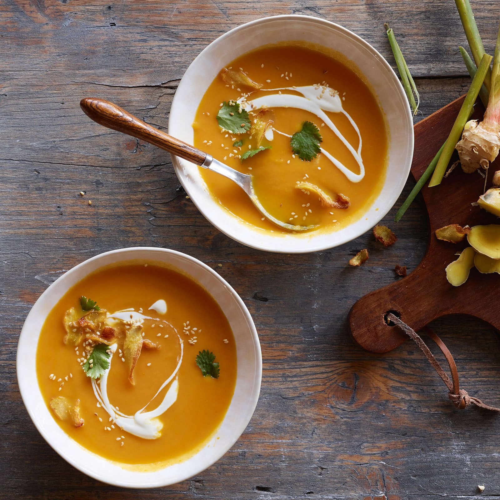 Pastinakensuppe Mit Granatapfel Rezept