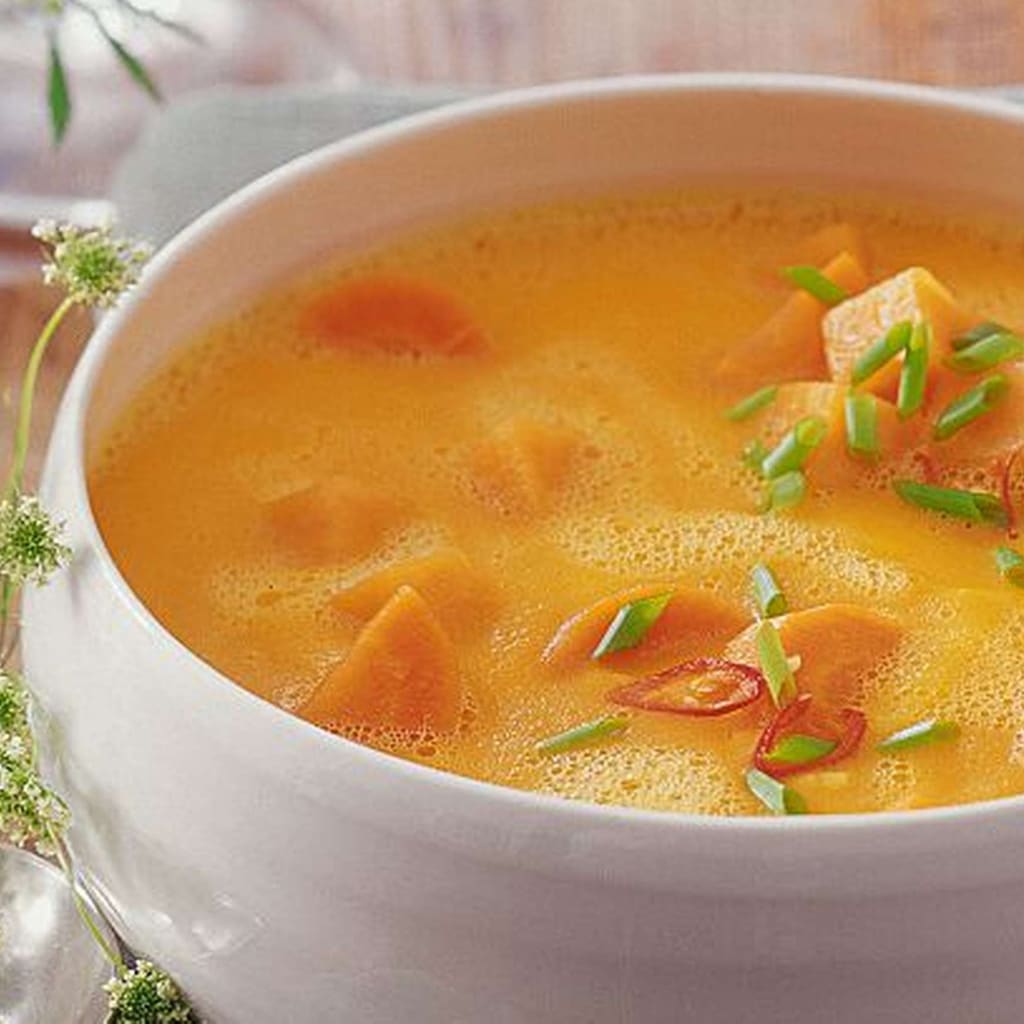 Fruchtige Kürbis-Karotten-Suppe