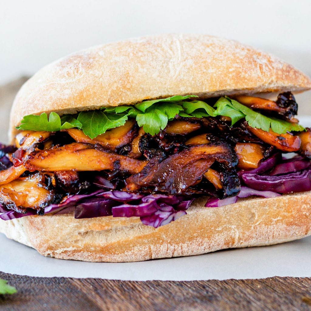 Vegan Pulled Mushroom Burger