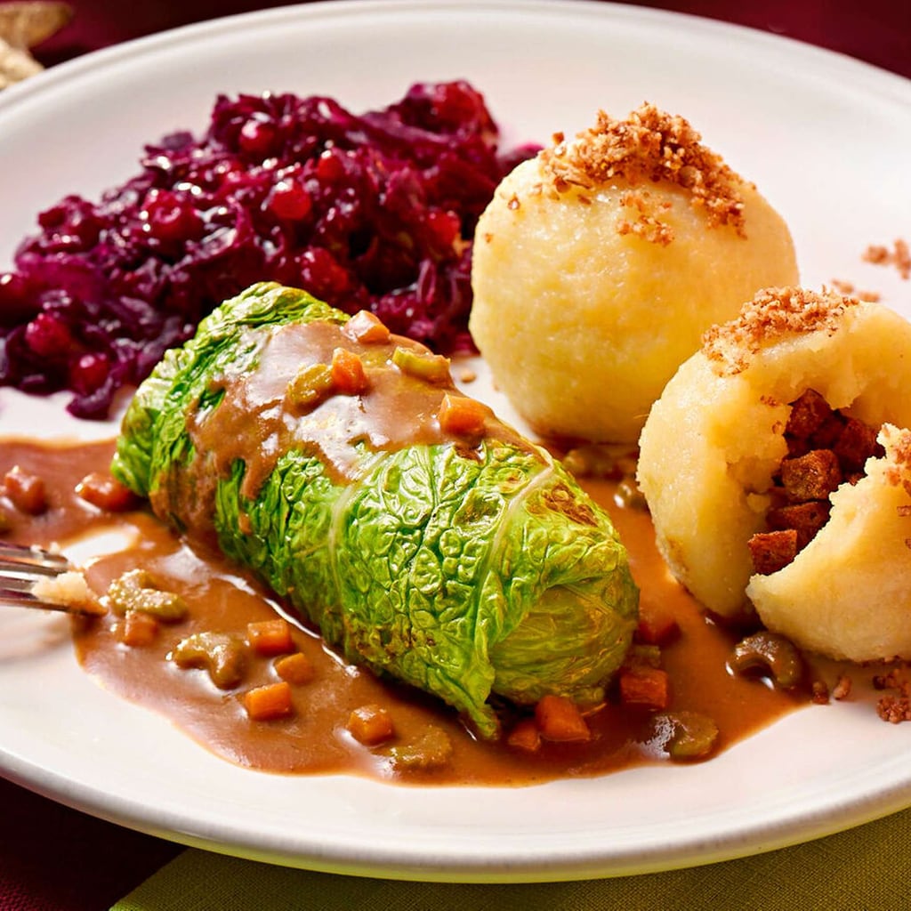 Weihnachtlicher Gewürz-Rotkohl mit Preiselbeeren