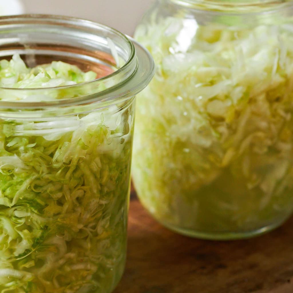Selbst gemachtes Sauerkraut