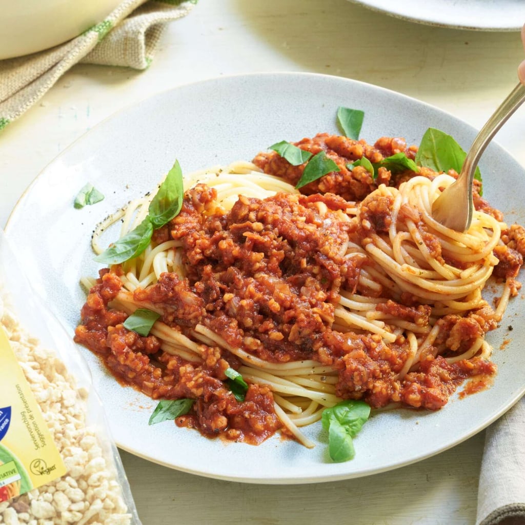 Spaghetti mit Soja-Bolognese (vegan)