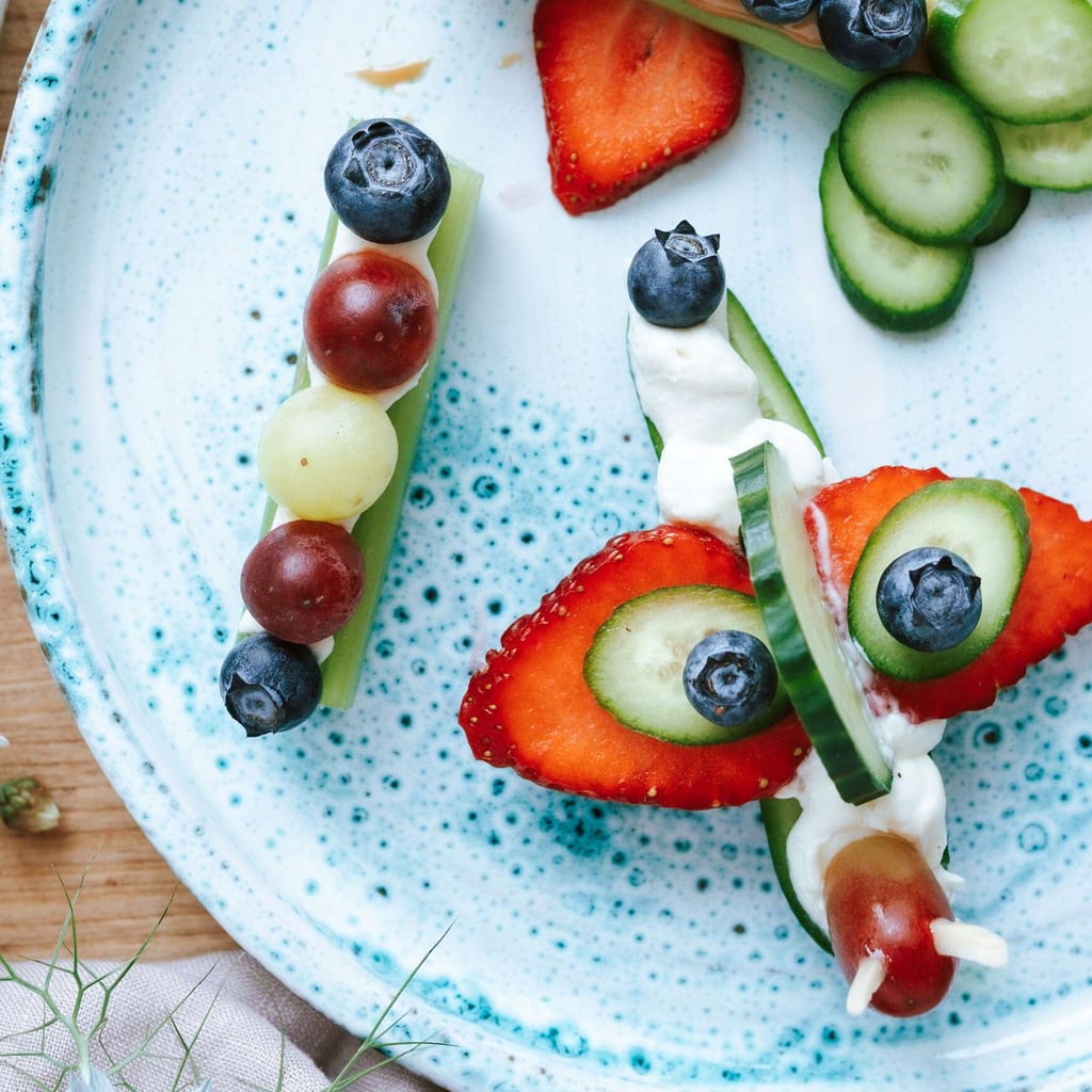 Tiere aus Obst und Gemüse