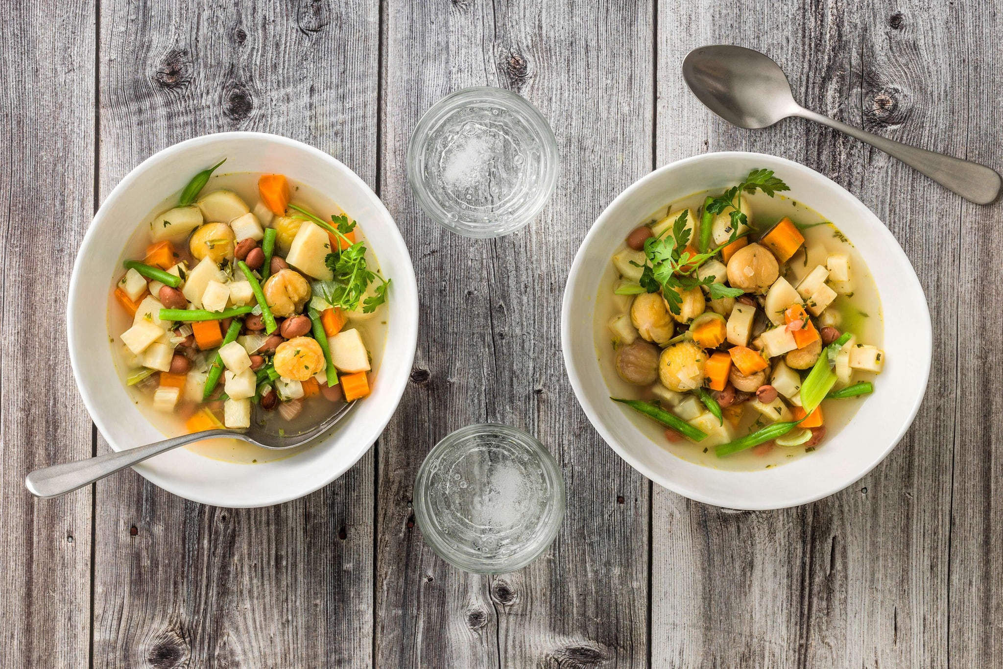 Wurzelgemüsesuppe mit Marroni | Migros iMpuls