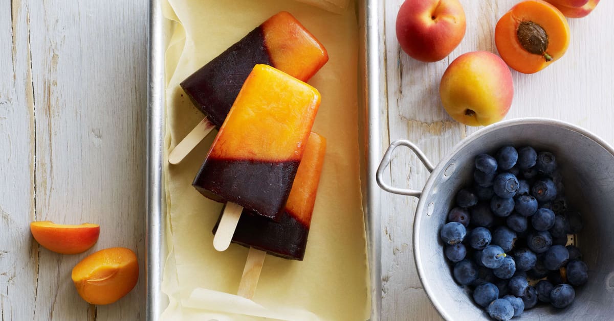 Rezept: Aprikosen-Heidelbeer-Glace | Migros iMpuls