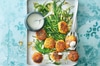 Tandoori-Fischtätschli auf Mönchsbart