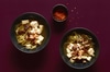 Zuppa di cavolo bianco e zenzero al tofu