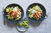 Salade croquante saumon-concombres