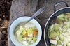 Gemüse-Fisch-Suppe