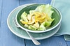 Salade aigre-douce de courgettes rondes