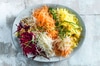 Salade râpée avec carottes et betterave rouge