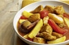 Curry de dinde aux pommes de terre et aux tomates
