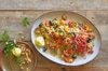 Insalata di bulgur e uva