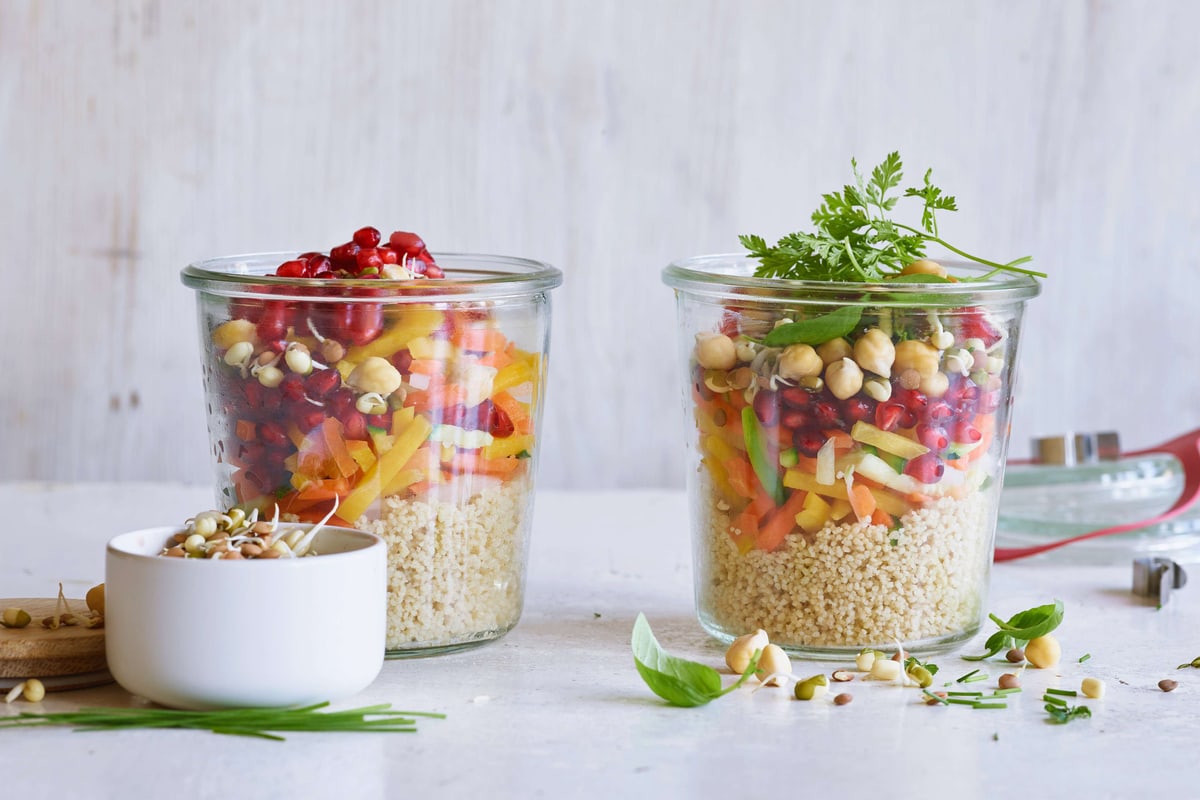 Salade de couscous aux légumes