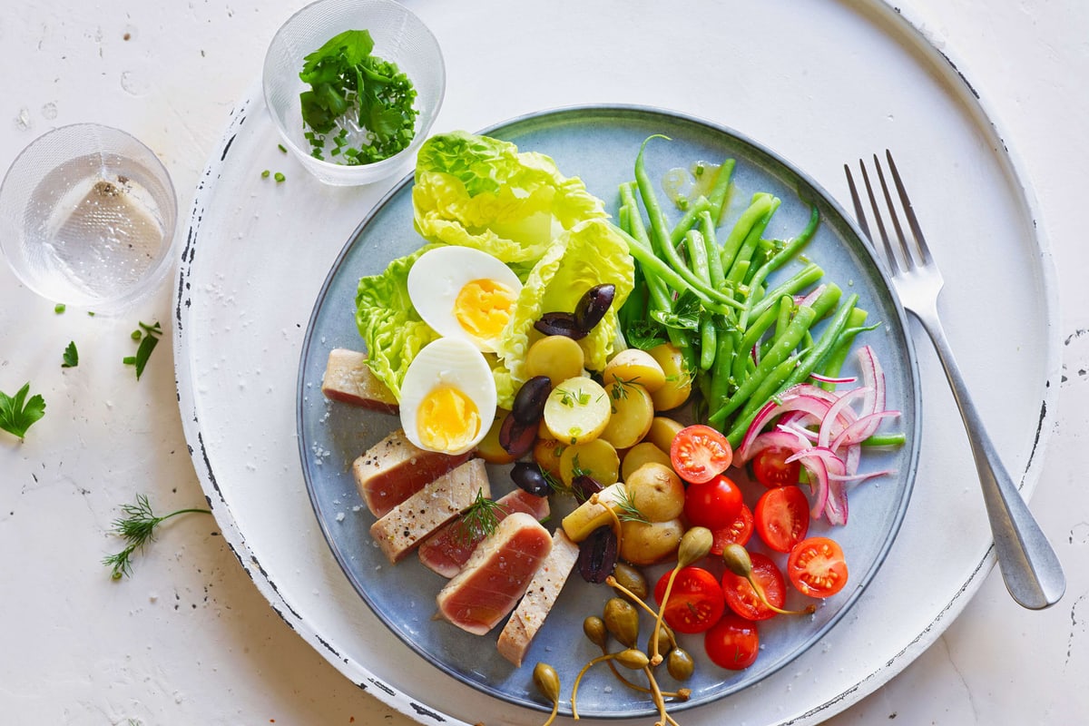 Salade niçoise au thon