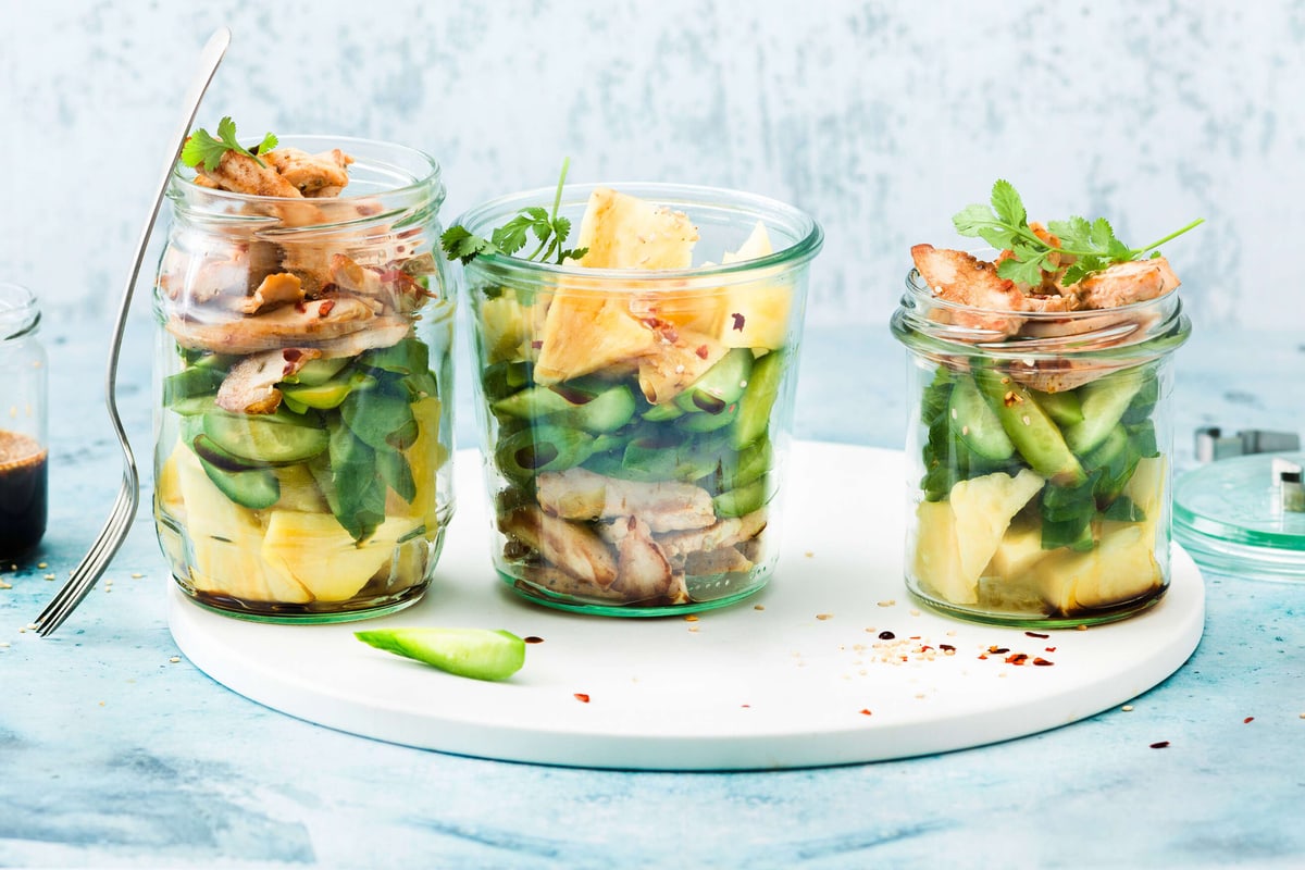 Salade de concombres façon thaï