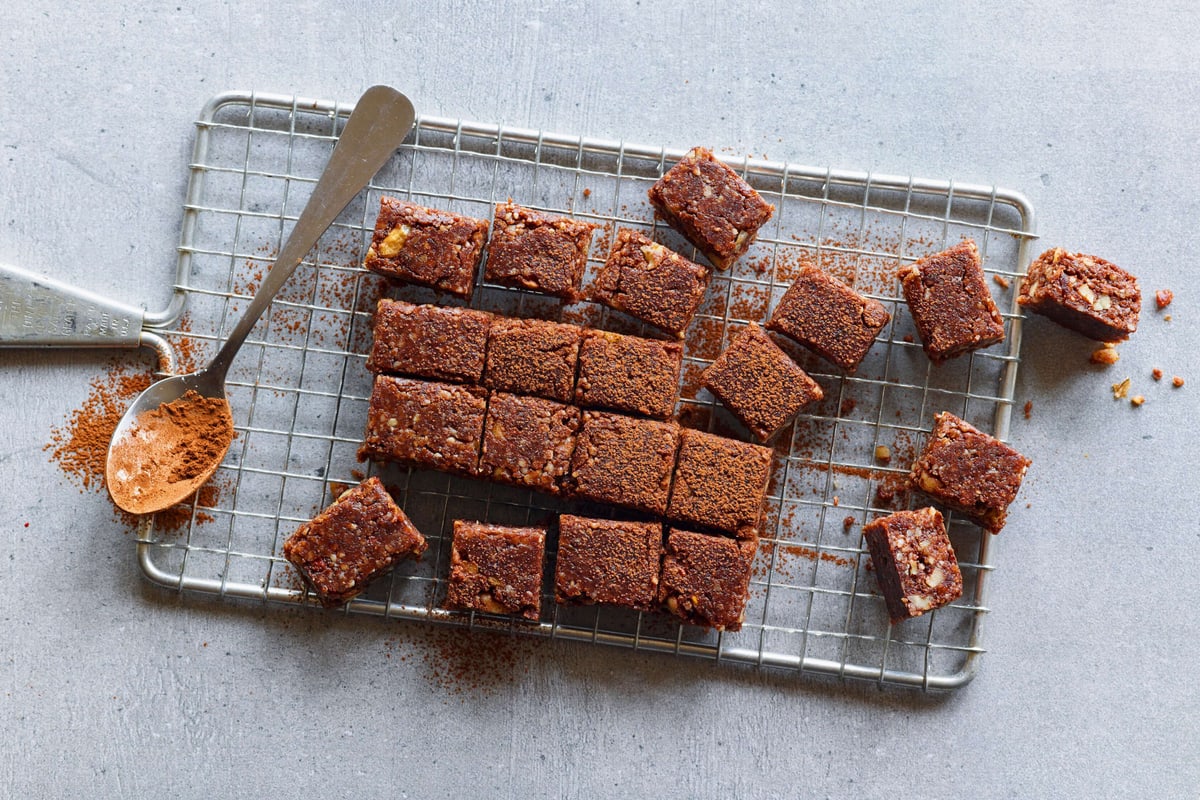 Kaffee-Baumnuss-Brownies