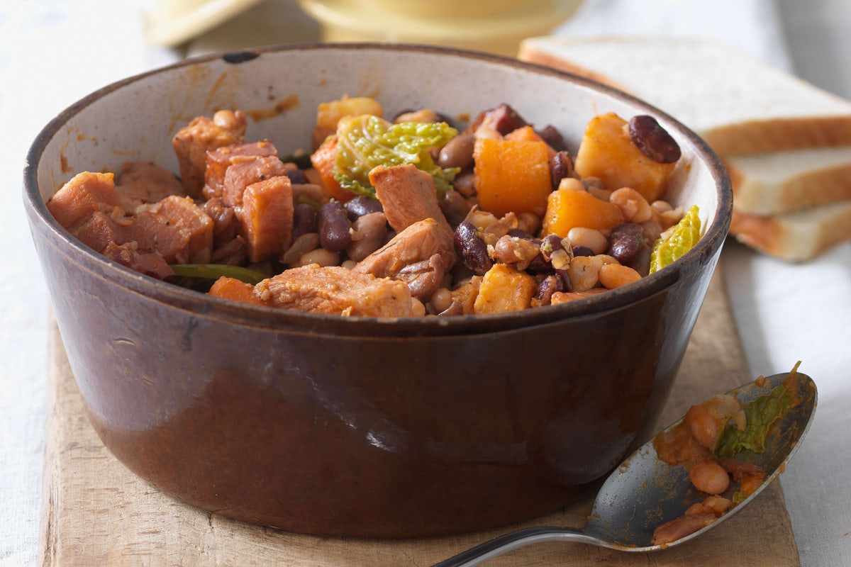 Ragoût de porc aux haricots