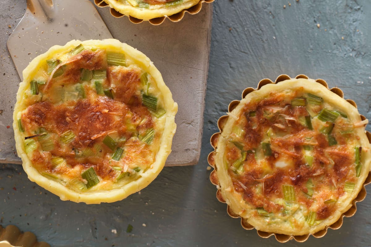 Glutenfreie Käse-Lauch-Quiche