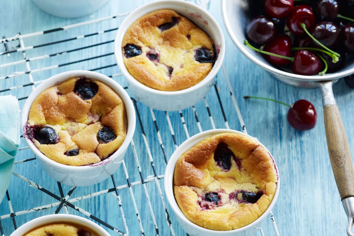 Gratin de cerises sans lactose