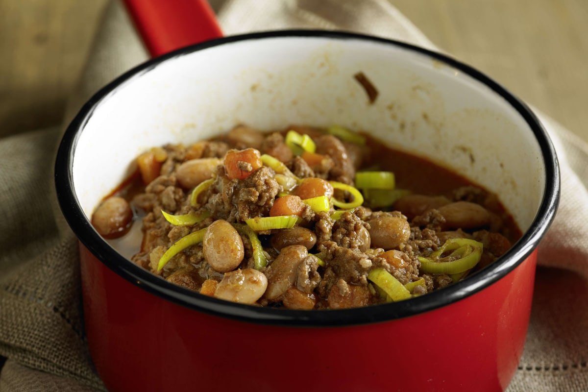 Gemüse-Hackfleisch-Chili