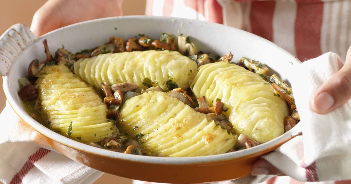 Gratin de pommes de terre aux champignons | Migusto