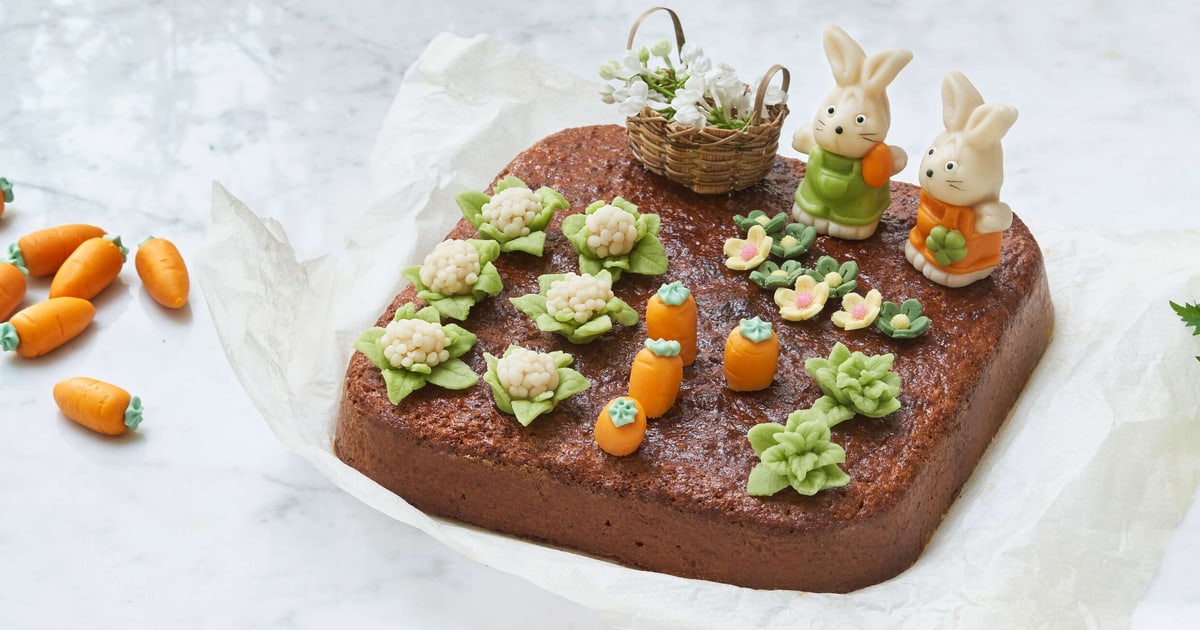 Ricetta Torta al cioccolato con decorazioni di marzapane