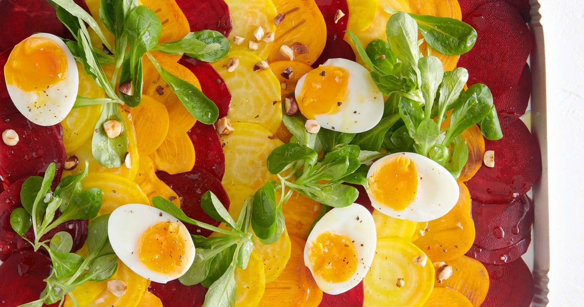 Randen-Kaki-Salat | Rezept