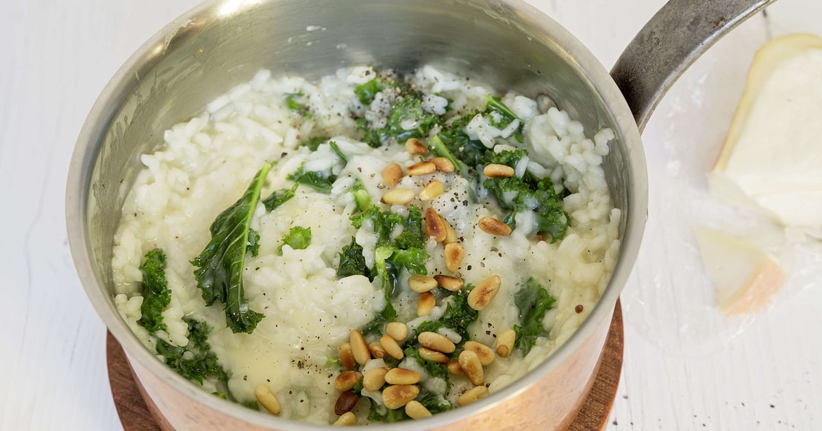 Risotto au chou kale avec taleggio Migusto