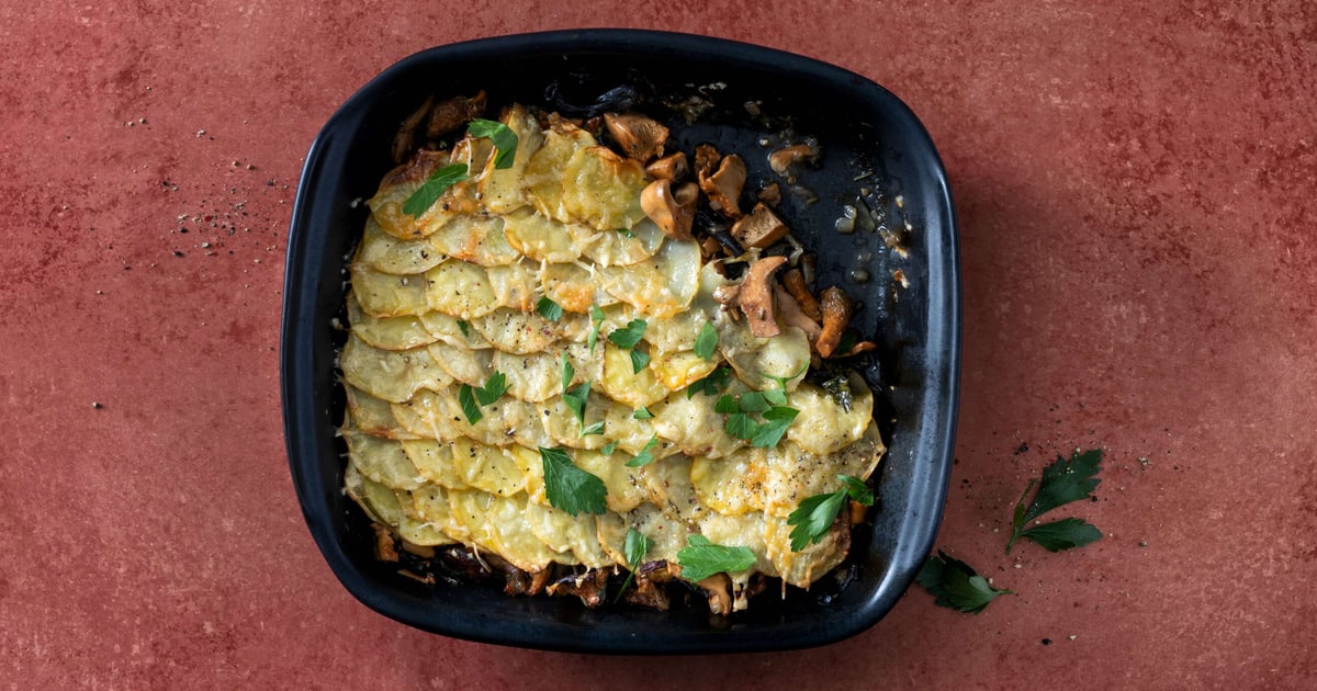 Kartoffelgratin mit Pilzen | Rezept