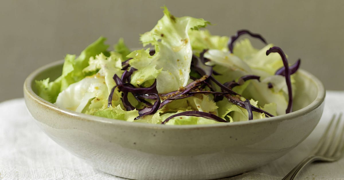 Salade à la sauce moutarde au miel Migusto