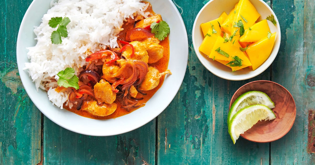 Poulet-Curry mit Limetten-Mango | Migusto