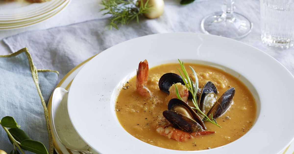 Bisque de crabe avec crevettes Migusto