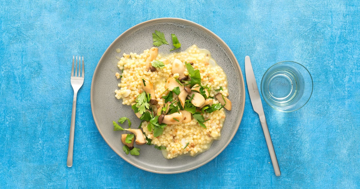 Fregola sarda mit Pilzen Rezept