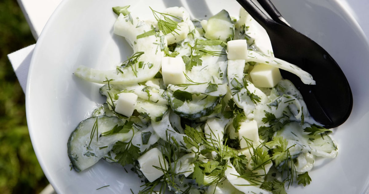 Gurken-Fenchel-Salat mit Dill und Kerbel | Migusto