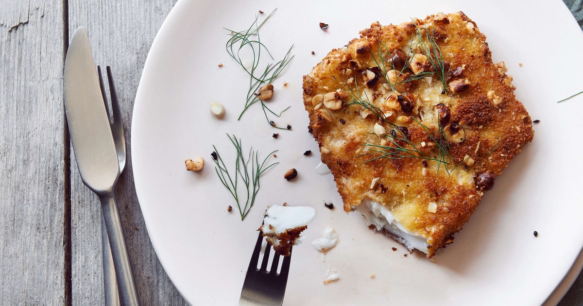 Zanderfilets in Nusspanade | Rezept