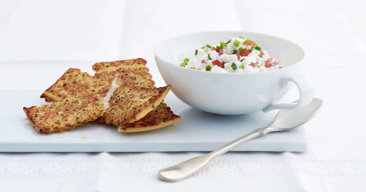 Crackers Avec Dip Au Cottage Cheese Migusto