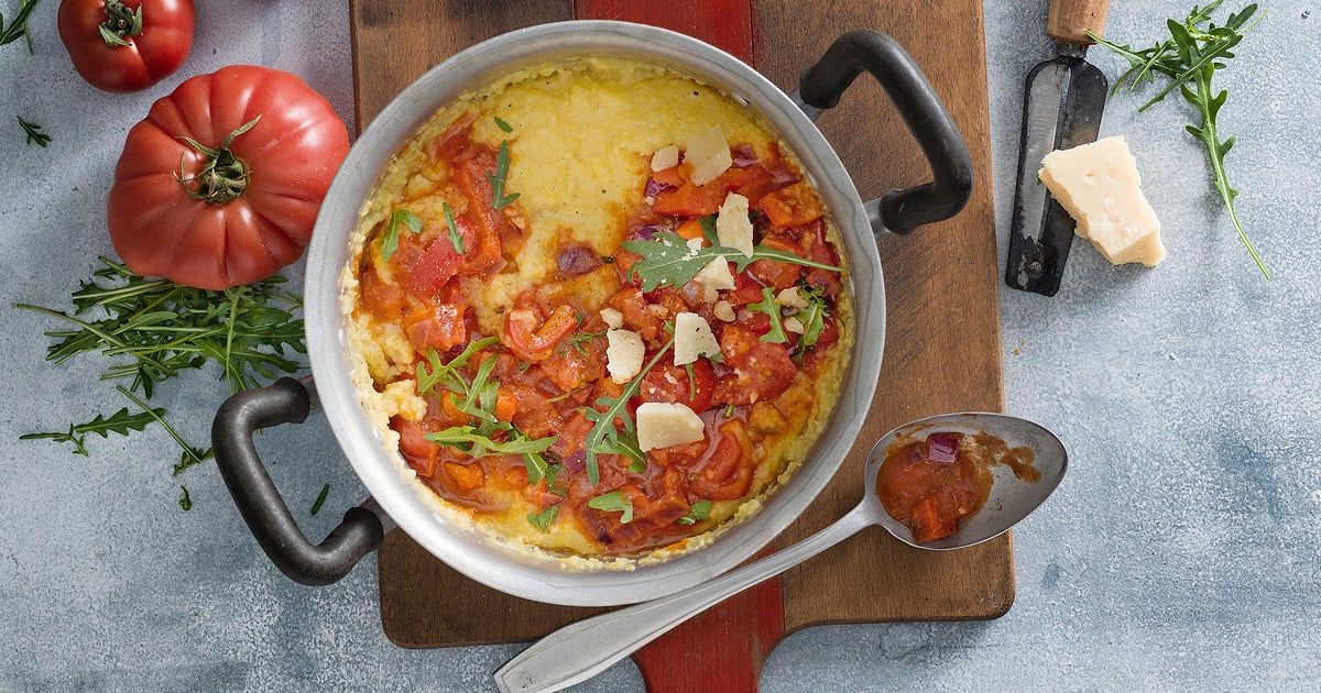 Peperonata mit Polenta | Rezept