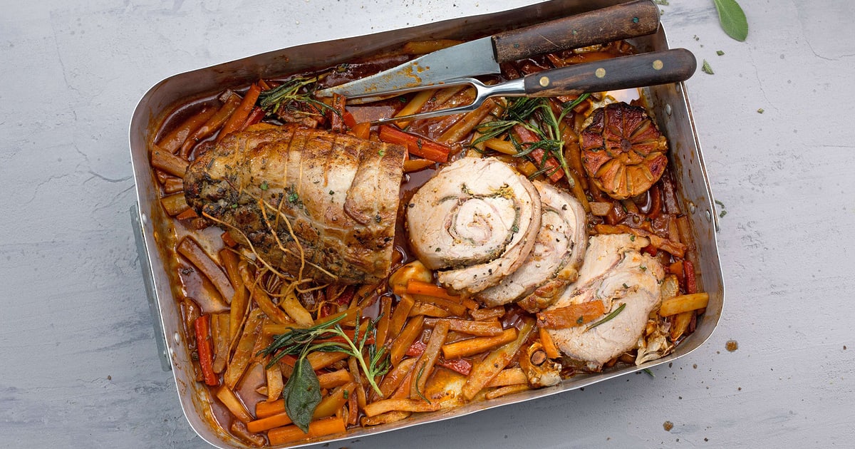 arrotolato di vitello al forno