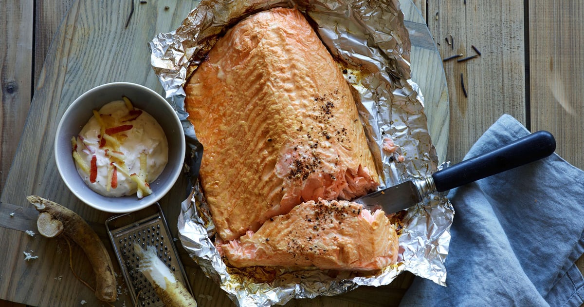 Salmon Rafano Filetti di salmone affumicati con salsa al rafano e alla mela | Ricetta