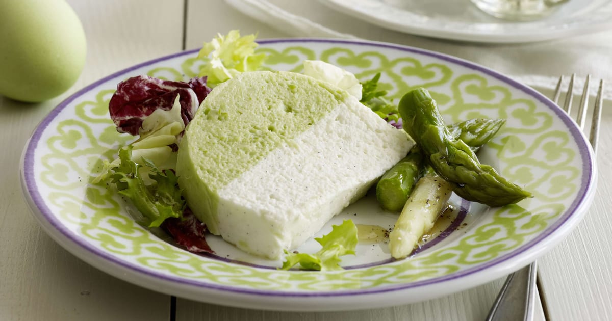 Terrine d’asperges avec vinaigrette au citron vert et sésame Migusto