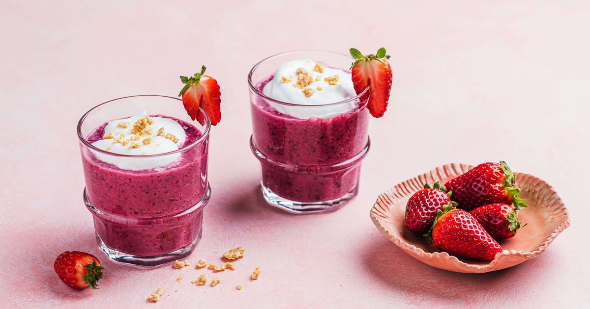 Veganer Beeren-Vanille-Shake | Rezept Veganer Beeren-Vanille-Shake | Rezept