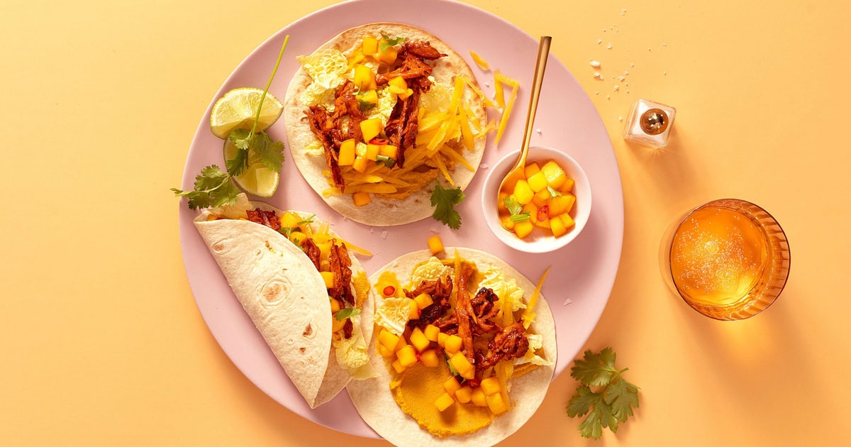 Vegane Tacos mit Mangosalsa | Rezept