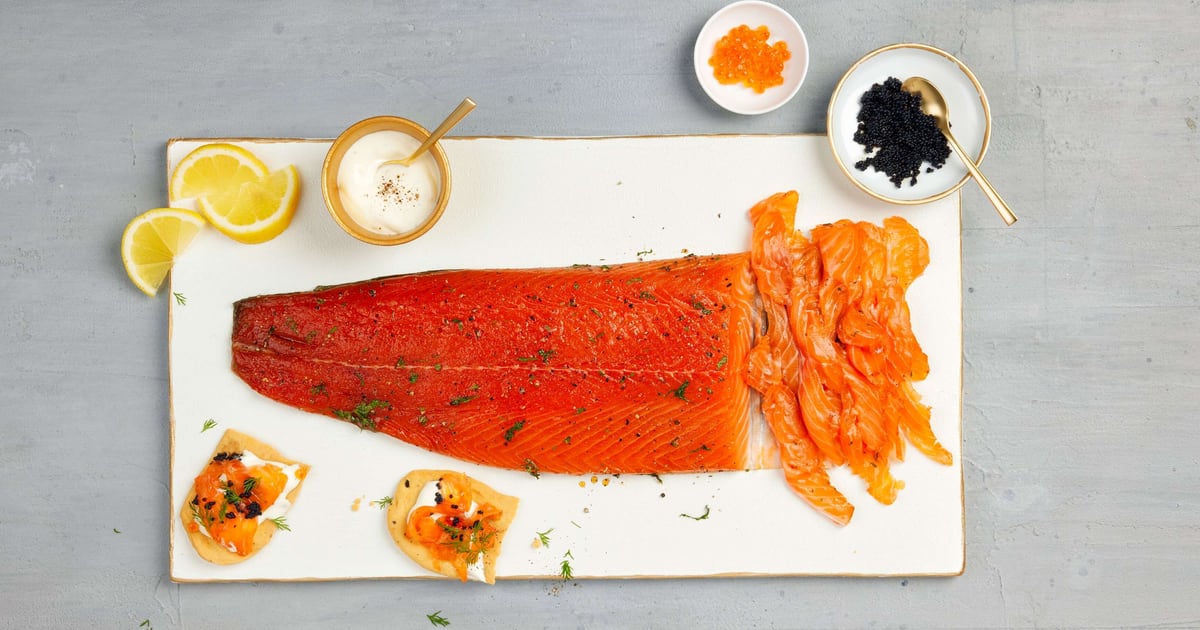 Graved Lachs mit Meerrettichcreme | Rezept