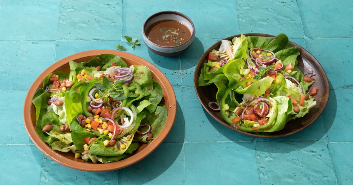 Sommersalat mit Balsamico-Honig-Dressing | Rezept