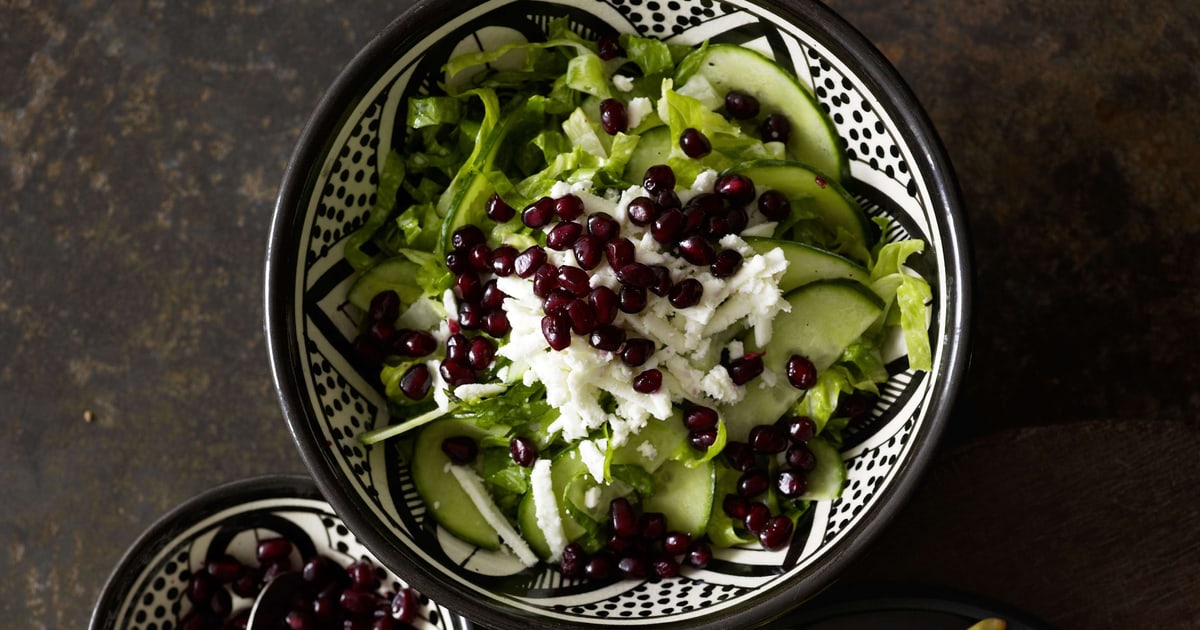 Salat mit Schafkäse und Granatapfelkernen | Rezept Salat mit Schafkäse und Granatapfelkernen | Rezept
