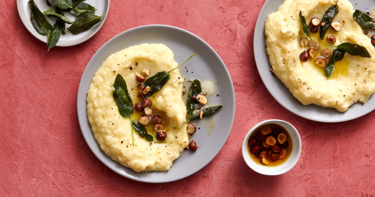 Selleriepüree mit gebratenem Salbei | Rezept