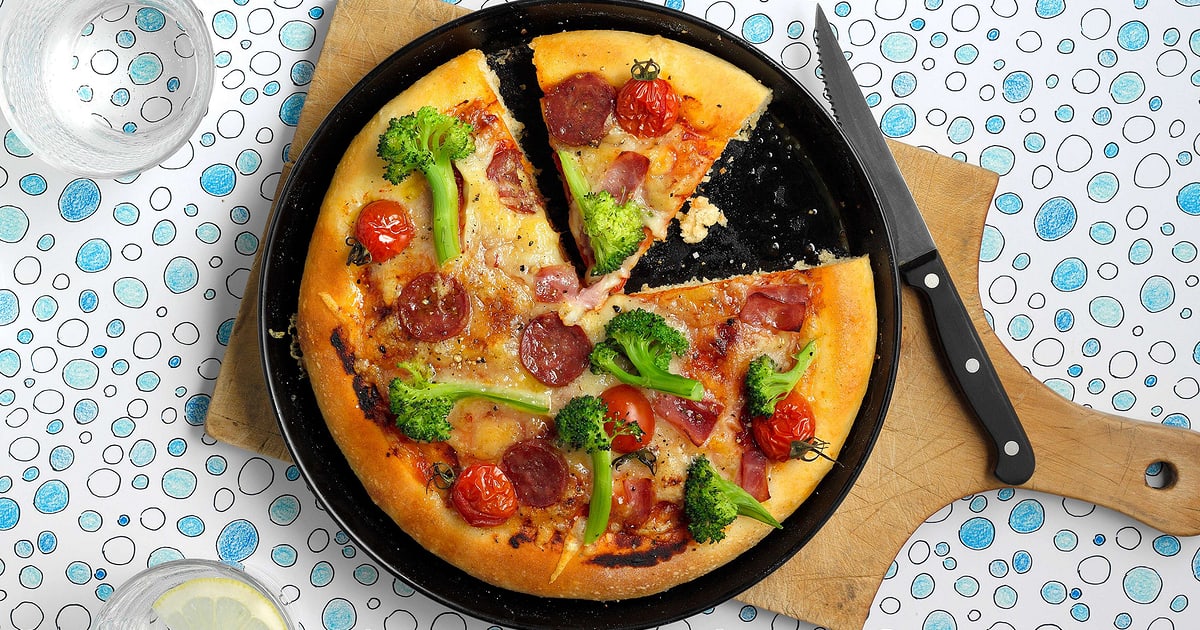 Plaque à pizza, ronde, 28 cm, avec trous, plaque de cuisson
