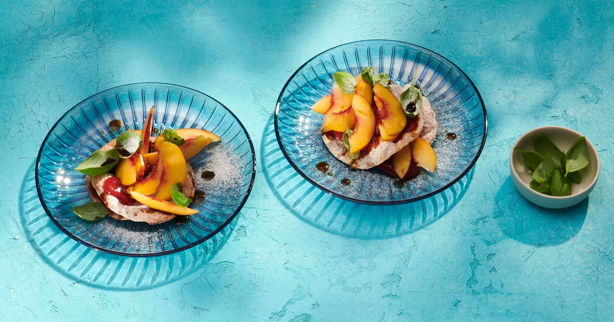 Nektarinen auf Knusperstrudel | Rezept